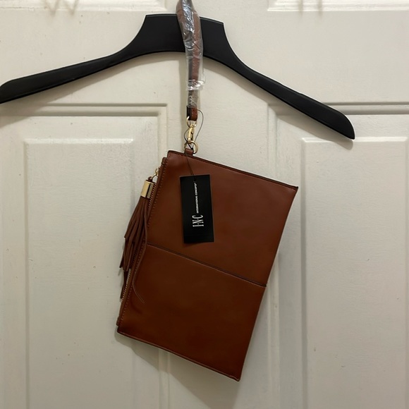 EPC NWT Brown Clutch Wristlet - Picture 1 of 4